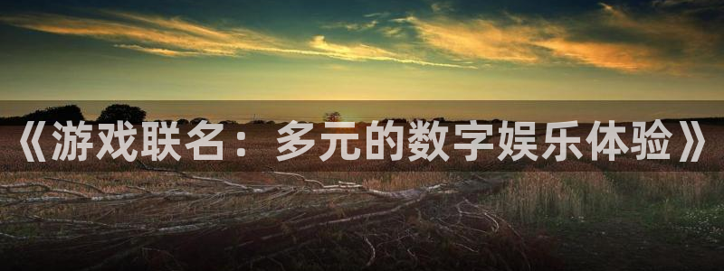 蓝狮在线平台代理开号：《游戏联名：多元的数字娱乐体验》